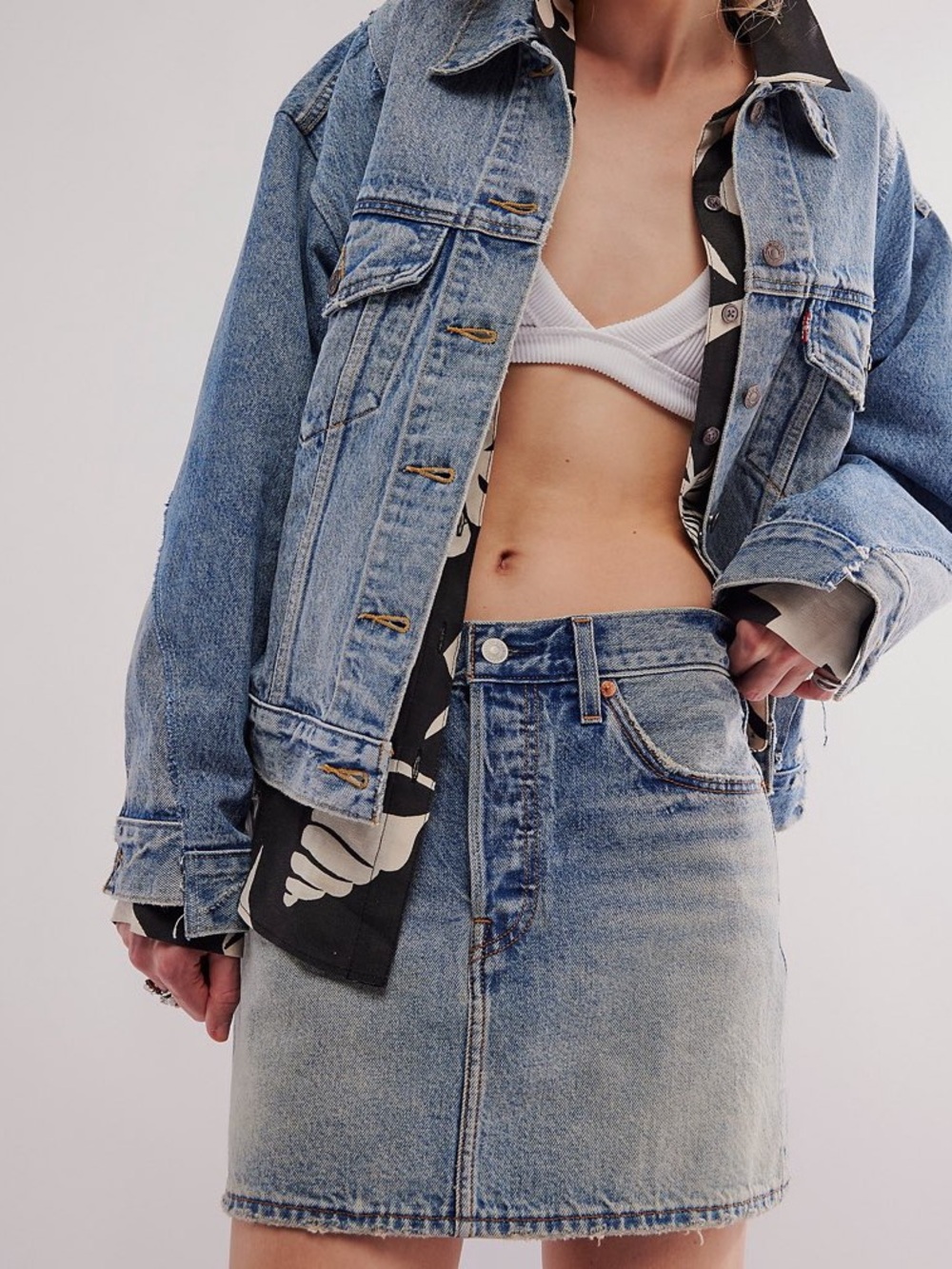 Levi’s Premium Icon Mini Skirt